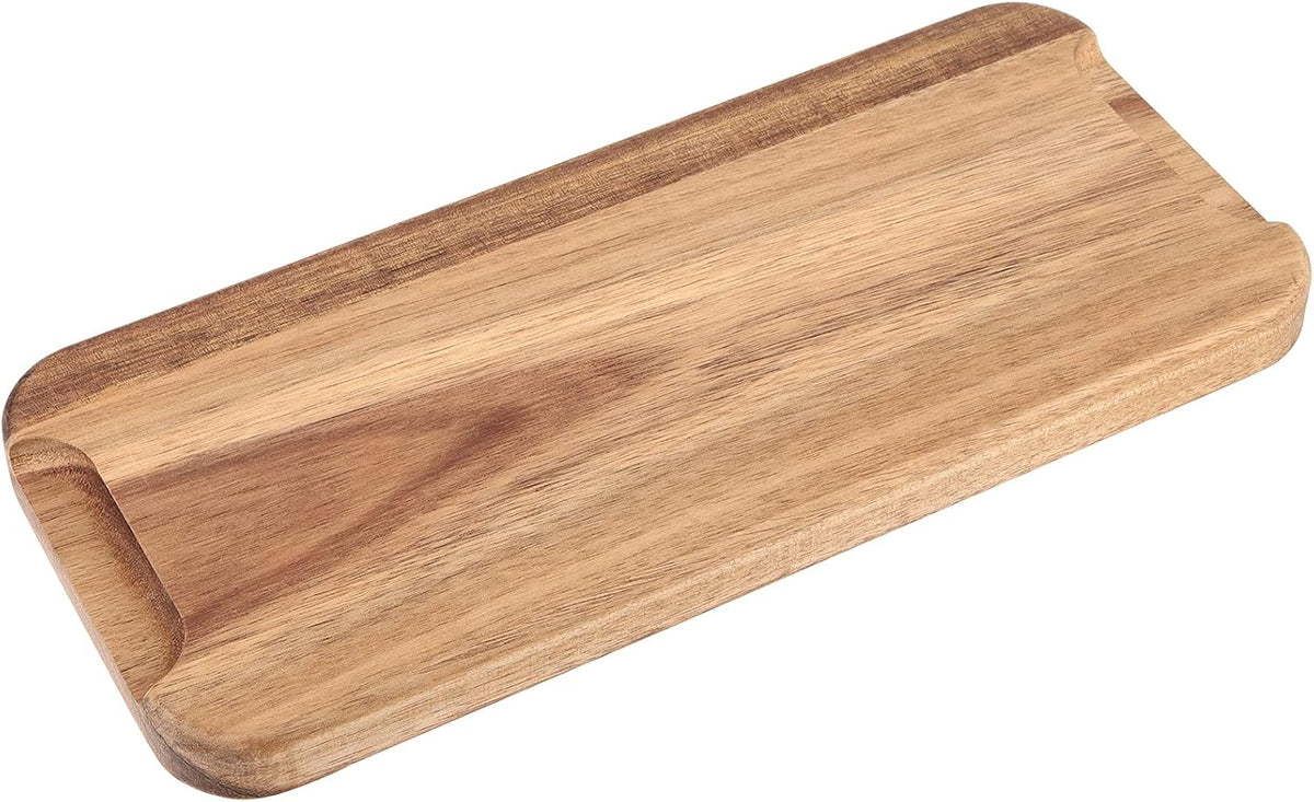 6 Pack 11.8x5.1 Inch Acacia Wood Serving Trays