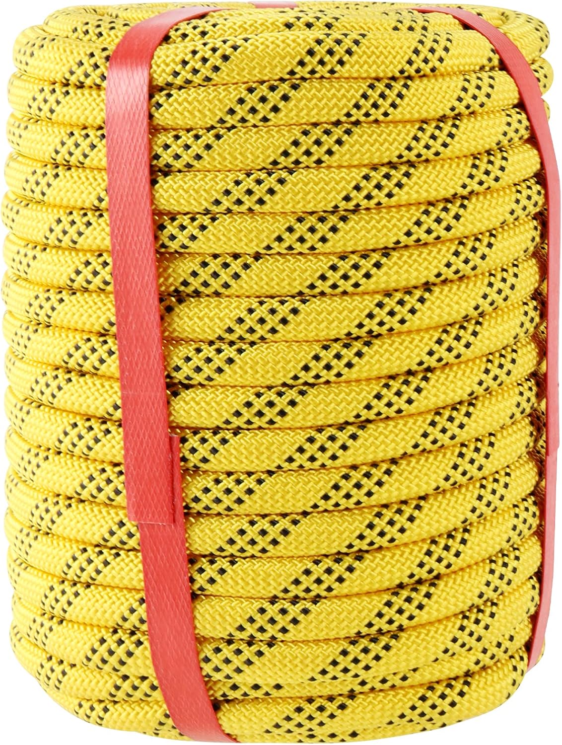 3/8 Inch x 100 Feet Braided Polyester Rope Yellow